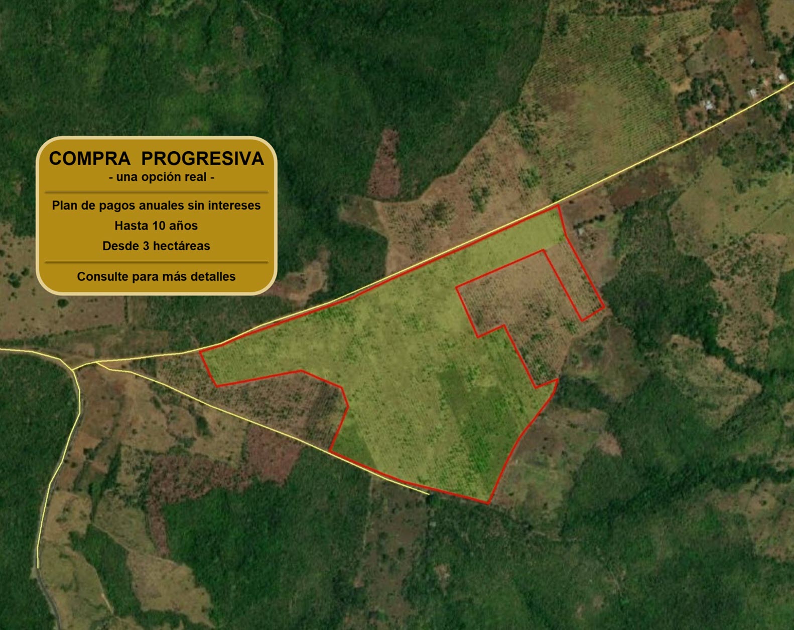 Imagen 5 – vista satelital con aviso de Compra Progresiva